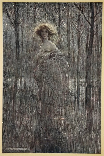 Fair Helena, som mer forgyller natten enn alle dere brennende øer og lysøyne, illustrasjon fra 