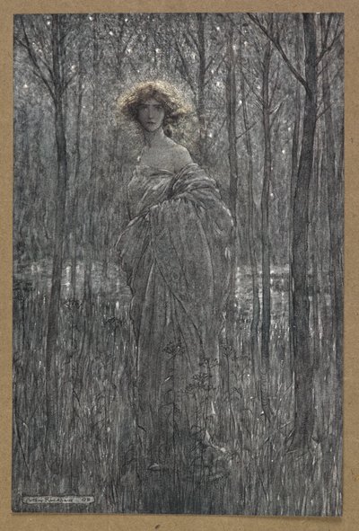 Vakre Helena, som var mer forgyllende natten enn alle dere brennende øer og lysøyne. En scene fra 