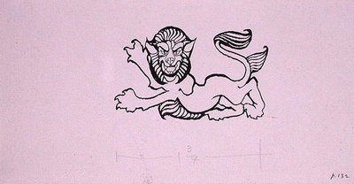 Heraldic Lion, illustrasjon for 