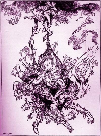 "Hop-Frog" av Edgar Allan Poe av Arthur Rackham