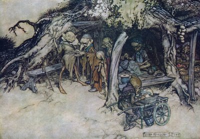 Illustrasjon av Arthur Rackham for 