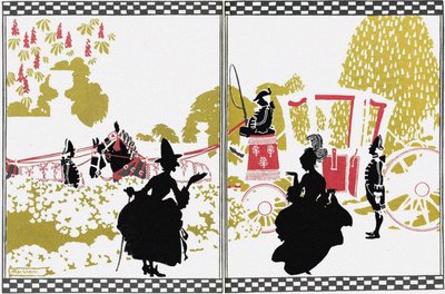 Illustrasjon for Fairy Tale Askepott av Arthur Rackham