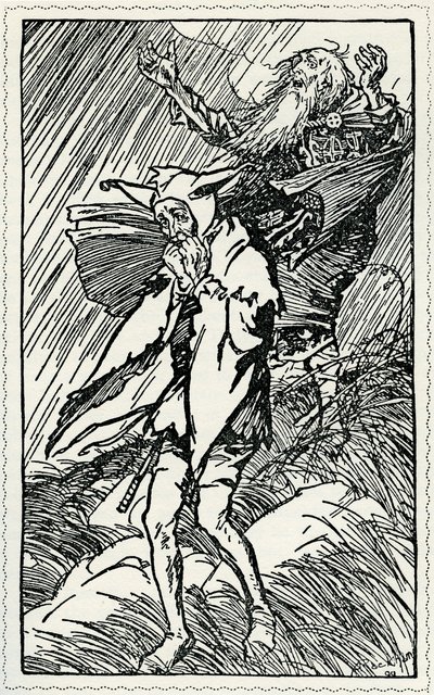 Kong Lear av William Shakespeare av Arthur Rackham