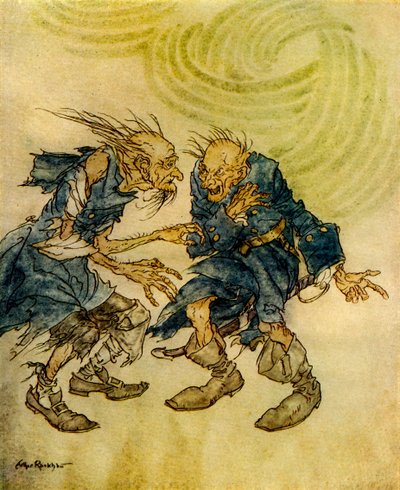 Manuskript funnet i en flaske av Edgar Allan Poe av Arthur Rackham