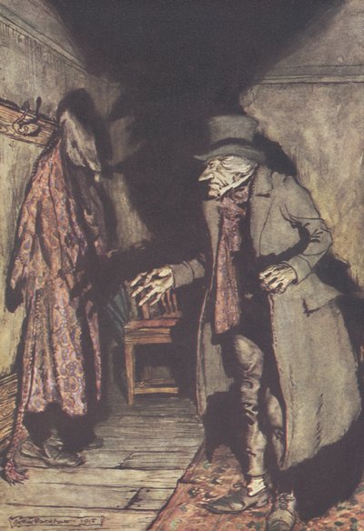 "Ingen under sengen ..." av Arthur Rackham