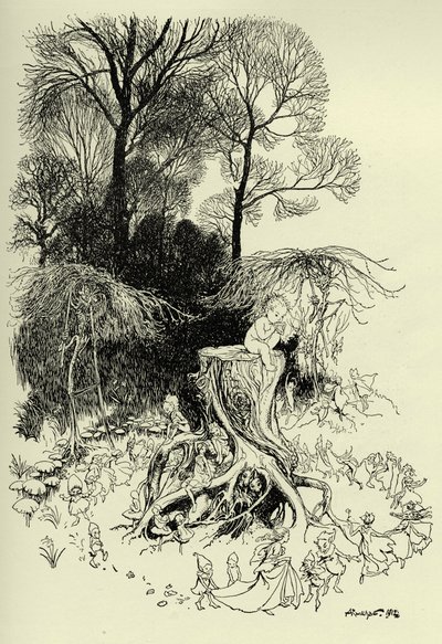 Peter Pan og feer av Arthur Rackham