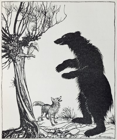 The Bear and the Fox, illustrasjon fra 