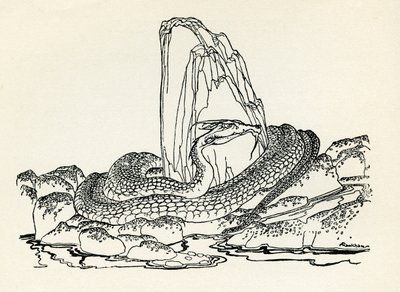 Laidly Worm av Arthur Rackham