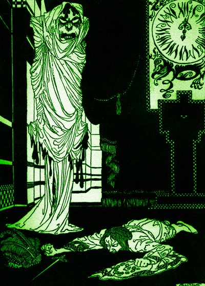 "The Masque of the Red Death" av Edgar Allan Poe av Arthur Rackham