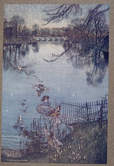 Serpentinen er en nydelig innsjø, og det er en druknet skog på bunnen av den. Hvis du kikker over kanten kan du se trærne alle vokse opp ned, og de sier at om natten er det også dr. av Arthur Rackham