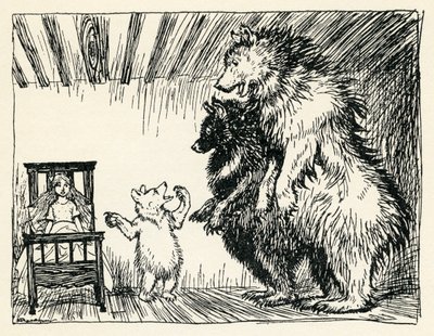 The Three Bears av Arthur Rackham