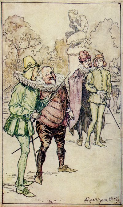 Timon av Athen av William Shakespeare av Arthur Rackham