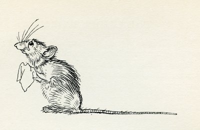 Titty Mouse og Tatty Mouse av Arthur Rackham