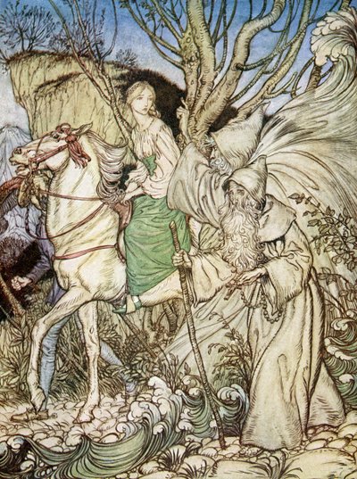 Undine av Friedrich de la Motte Fouque av Arthur Rackham
