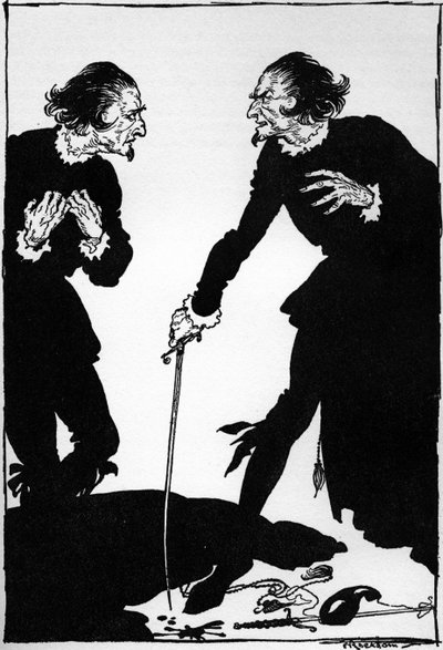 "William Wilson" av Edgar Allan Poe av Arthur Rackham