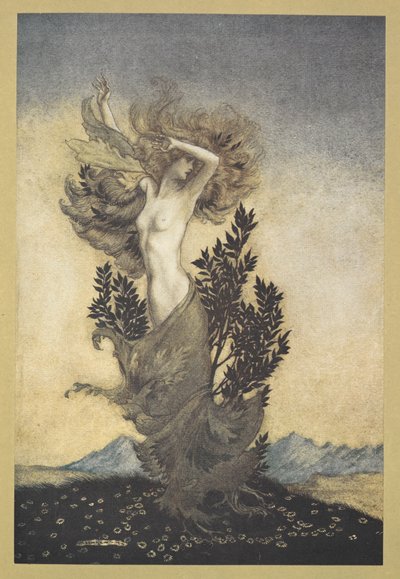 ... som Daphne var, rotbundet, som flyktet fra Apollo