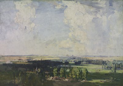 Amiens, vestens nøkkel, 1928 av Arthur Streeton