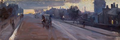 Hoddle St., 22.00 av Arthur Streeton