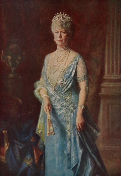 Dronning Mary av Arthur Trevethin (after) Nowell