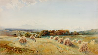 På Windermere Hills, før 1909 (Akvarell og gouache) av Arthur Tucker