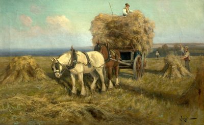 Laster innhøstingsvognen av Arthur Walker Redgate