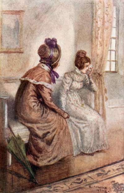 Illustrasjon for Emma av Jane Austen av Arthur Wallis Mills
