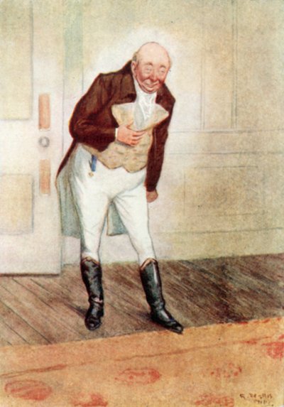 Illustrasjon for Pride and Prejudice av Jane Austen av Arthur Wallis Mills