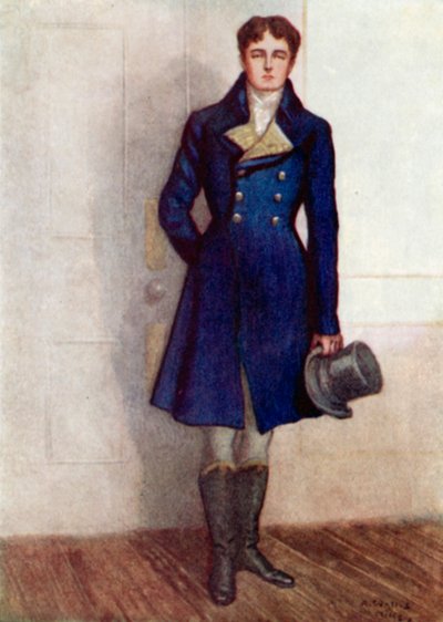 Illustrasjon for Pride and Prejudice av Jane Austen av Arthur Wallis Mills