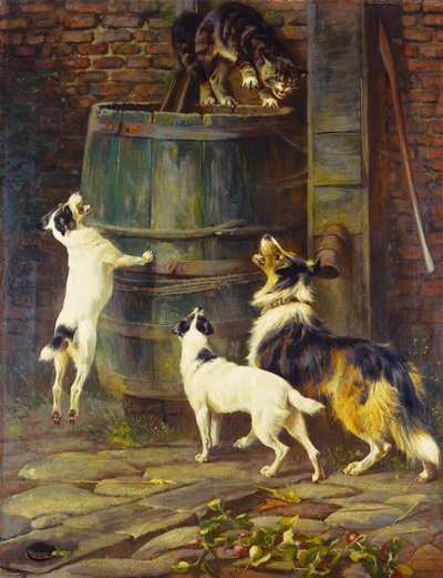 We Just Want to Play (olje på lerret) av Arthur Wardle