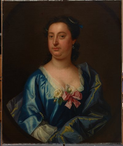 Portrait of a Lady, muligens Edward Hyde, Lord Cornbury in a Dress Rediger dette på Wikidata av Artist UnknownUnidentified painter label QS