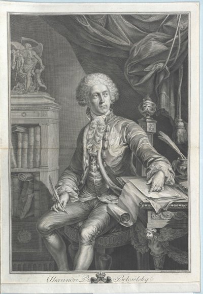 Aleksander greve Belozersky-Belozersky av Artist Unknown