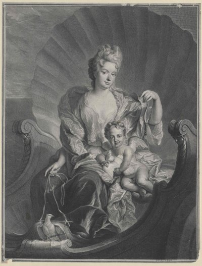 Anna Constance grevinne Cosel av Artist Unknown