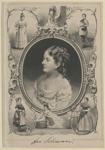 Anna Schramm (trykk) av Artist Unknown