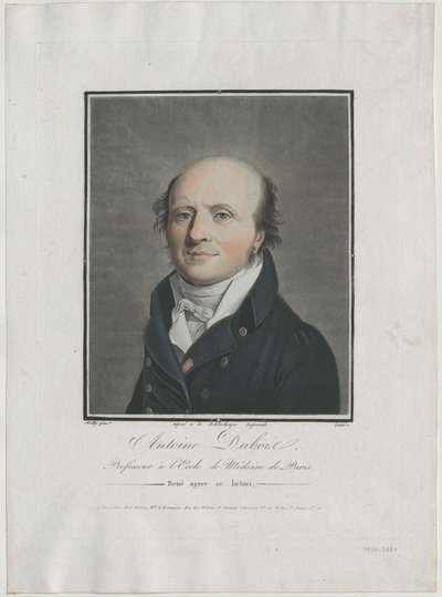 Antoine Baron Dubois (trykk) av Artist Unknown
