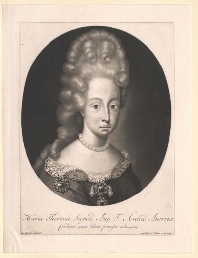 Erkehertuginne av Østerrike Therese av Artist Unknown