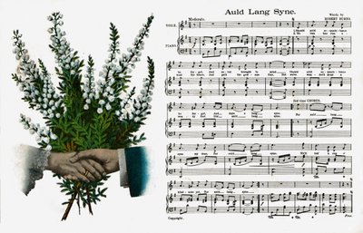 #39;Auld Lang Syne#39; (trykk) av Artist Unknown