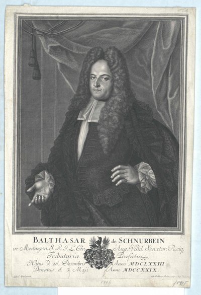 Balthazar Schnurbein fra Meitingen av Artist Unknown