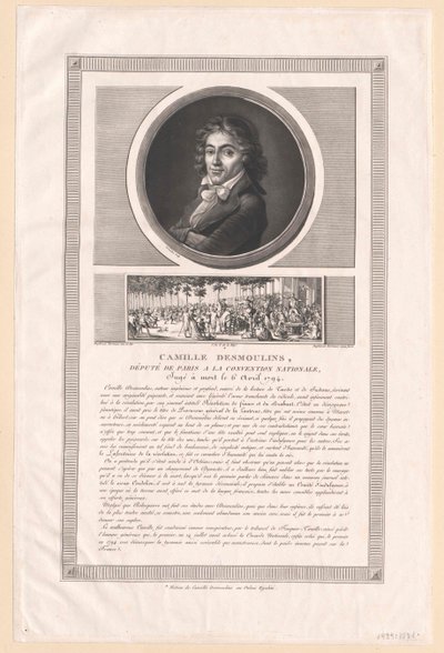 Camille Desmoulins (trykk) av Artist Unknown