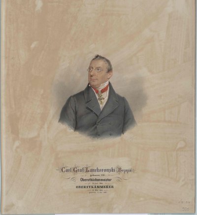 Charles-greve Lanckoronski-Brzezie av Artist Unknown
