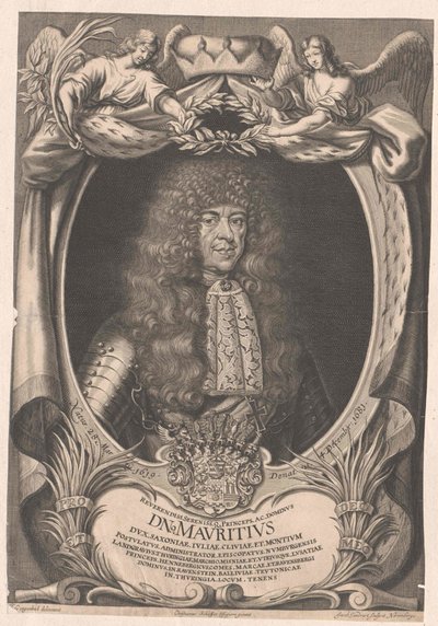 Hertug av Sachsen-Zeitz Moritz av Artist Unknown