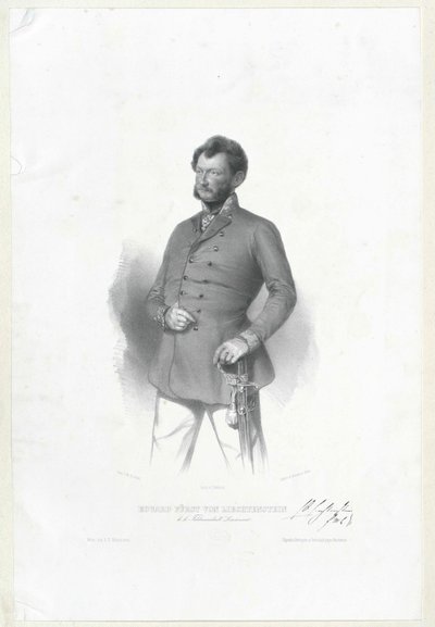 Edvard greve av Liechtenstein av Artist Unknown