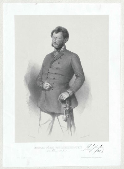 Edvard greve av Liechtenstein av Artist Unknown