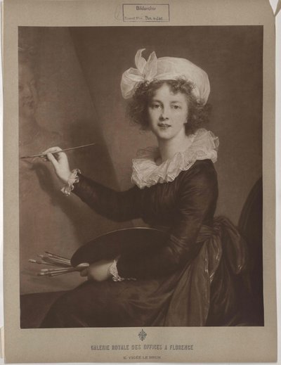 Elisabeth Vigée-Lebrun av Artist Unknown