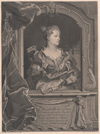 Elisabeth de Gouix av Artist Unknown