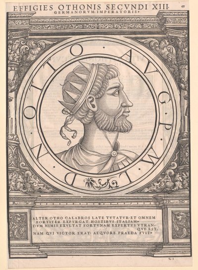 Keiser Otto II av Artist Unknown