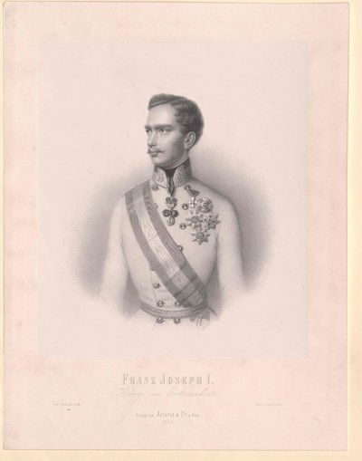 Østerrikes keiser Franz Josef I av Artist Unknown