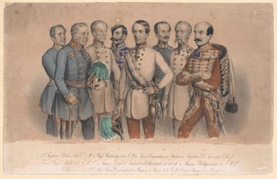 Østerrikes keiser Franz Josef I av Artist Unknown