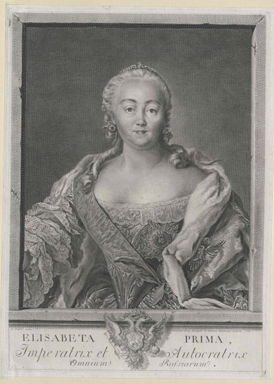 Russlands keiserinne Elisabeth av Artist Unknown