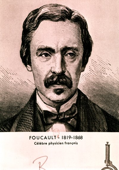 FOUCAULT Jean Bernard Léon: Portrett (etsing) av Artist Unknown