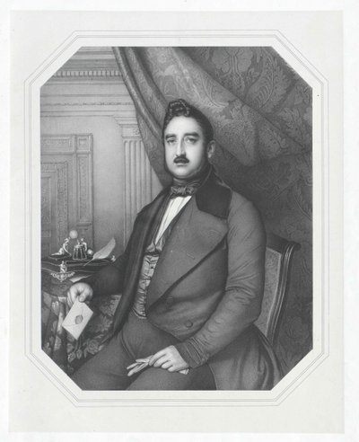 Fernando hertug av Riansares og Montmorot Muñoz av Artist Unknown